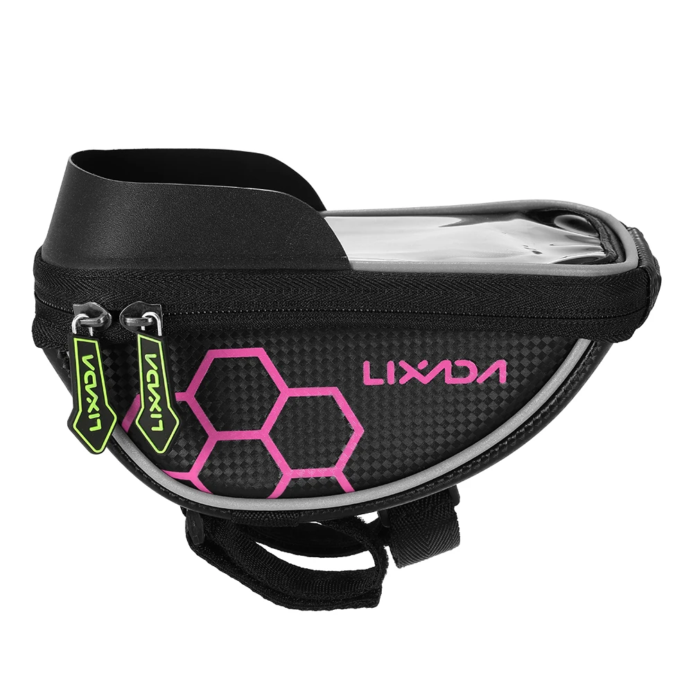 Flash Deal Lixada Bicycle Bag Cycling Bike Frame Phone Bag Pannier Smartphone & GPS Touch Screen Case Bicycle Accessories For 6 Inch Phone 4