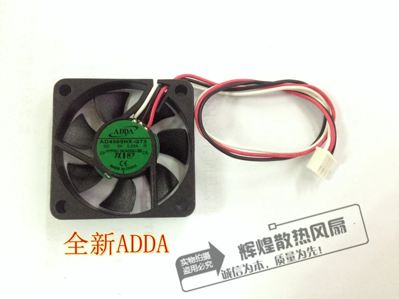 

Новый охлаждающий вентилятор ADDA AD4505HX-G73 5V 0.20A 4,5 CM 4510