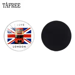 TAFREE I Love London путешествия автобусное стекло куполообразные бусины магнит на холодильник декоративные доски сообщений наклейки ювелирных