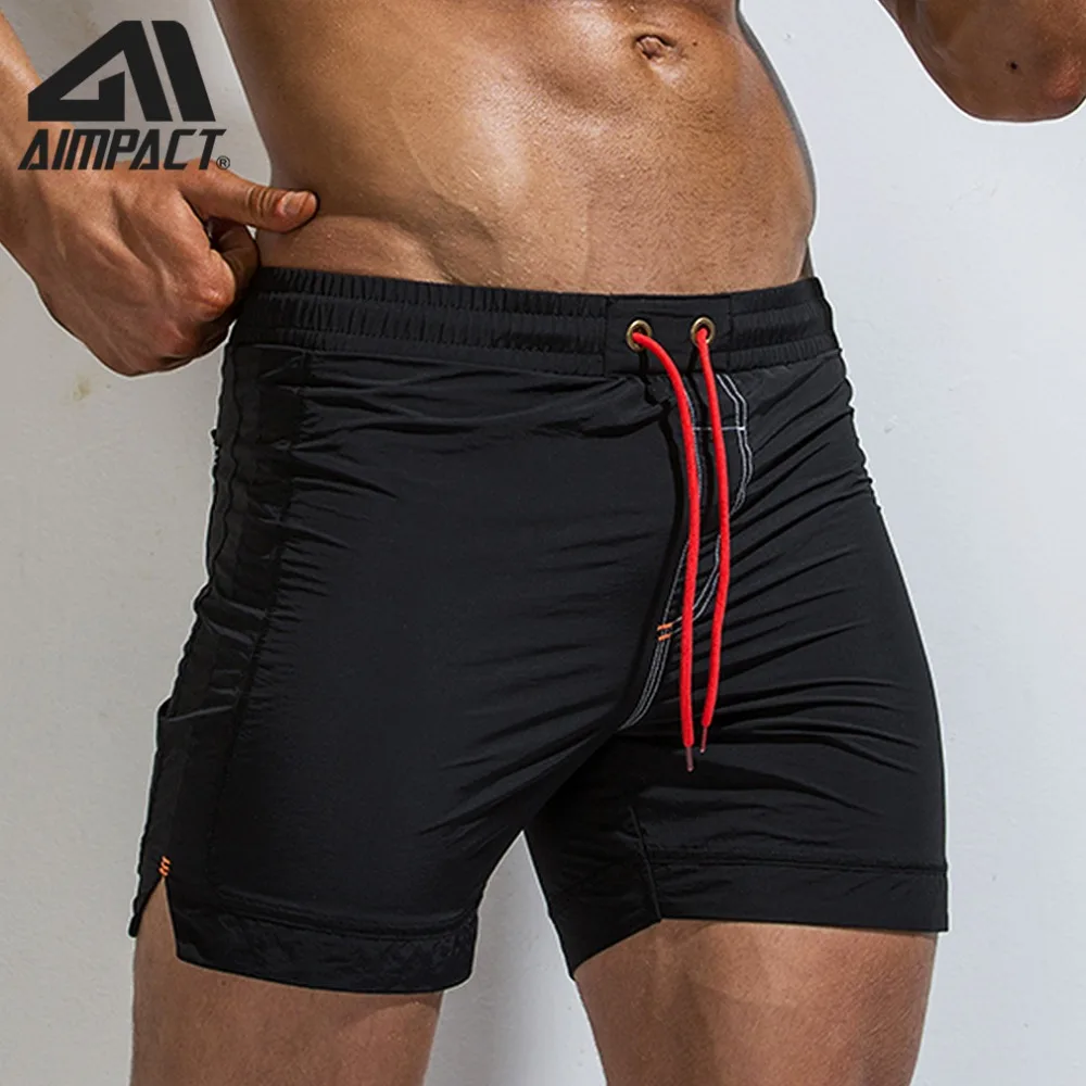 

New Elastic Drawstring Beach Board Shorts for Men Quick Dry Swim Trunks Watershorts Beachwear Surfing Swimming Trunks AM2175
