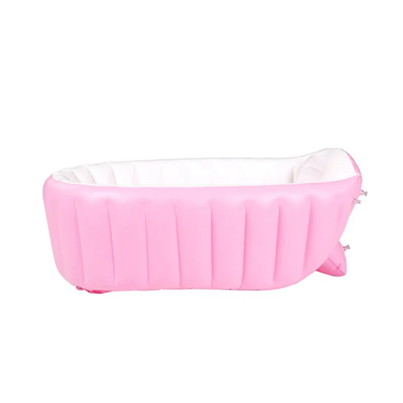Portable Bathtub Inflatable Bath Tub Child Tub Folding Cushion With Air Pump Warm Winner Keep Warm Folding Portable Bathtub