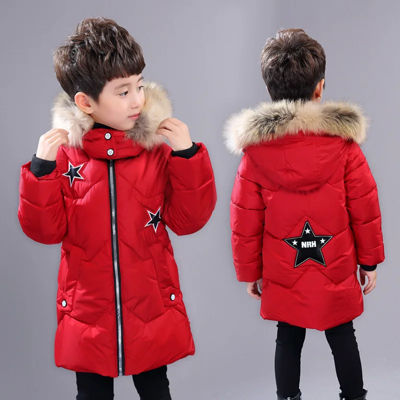 2018 Warm Boys Winter Wadded Jackets Baby Children Fur Collar Coat Thick Cotton-padded Jacket Kids Outerwears Hooded Infant Coat 2018 Warm Boys Winter Wadded Jackets Baby Children Fur Collar Coat Thick Cotton-padded Jacket Kids Outerwears Hooded Infant Coat