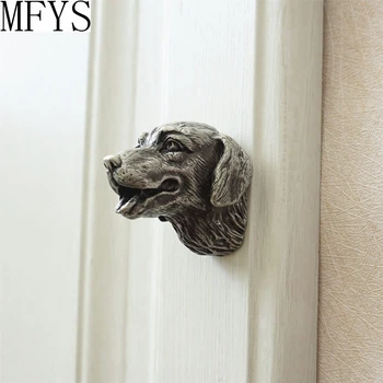 

Antique Sliver Cupboard Knobs Dog Head Drawer Handles Kitchen Cabinet Pulls Knobs Door Pull Handle Furniture Knob Hardware
