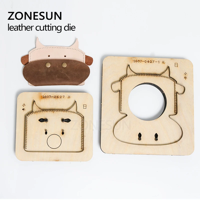 ZONESUN индивидуальный кожаный держатель для монет в форме телячьей кожи кошелек