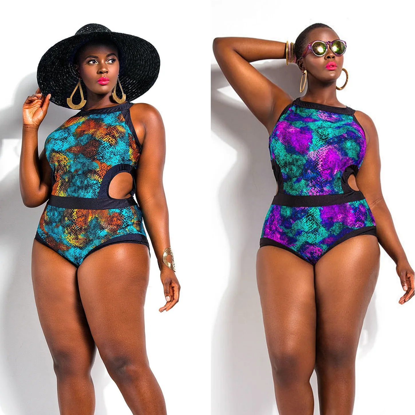 purple snakeskin swimsuit