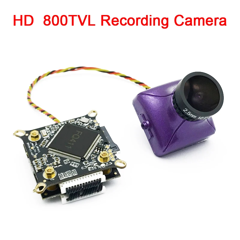 

FPV Mini 4in1 HD 800TVL DVR Recording Camera FPV HAD II Mini Camera 2.1/2.5mmLens With OSD Button NTSC/PAL for FPV RC Quadcopter