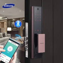 SAMSUNG цифровой отпечаток пальца Bluetooth дверной замок без ключа SHP-DP738/SHP-DP739 английская версия большой Eurp Moritse