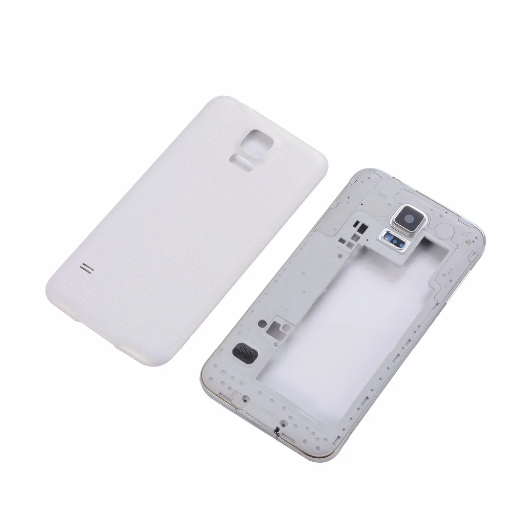 

S5 Middle Frame Battery Back Cover For Samsung Galaxy S5 i9600 G900F G900T G900V G900A LCD Middle Housing Frame Bezel Cover