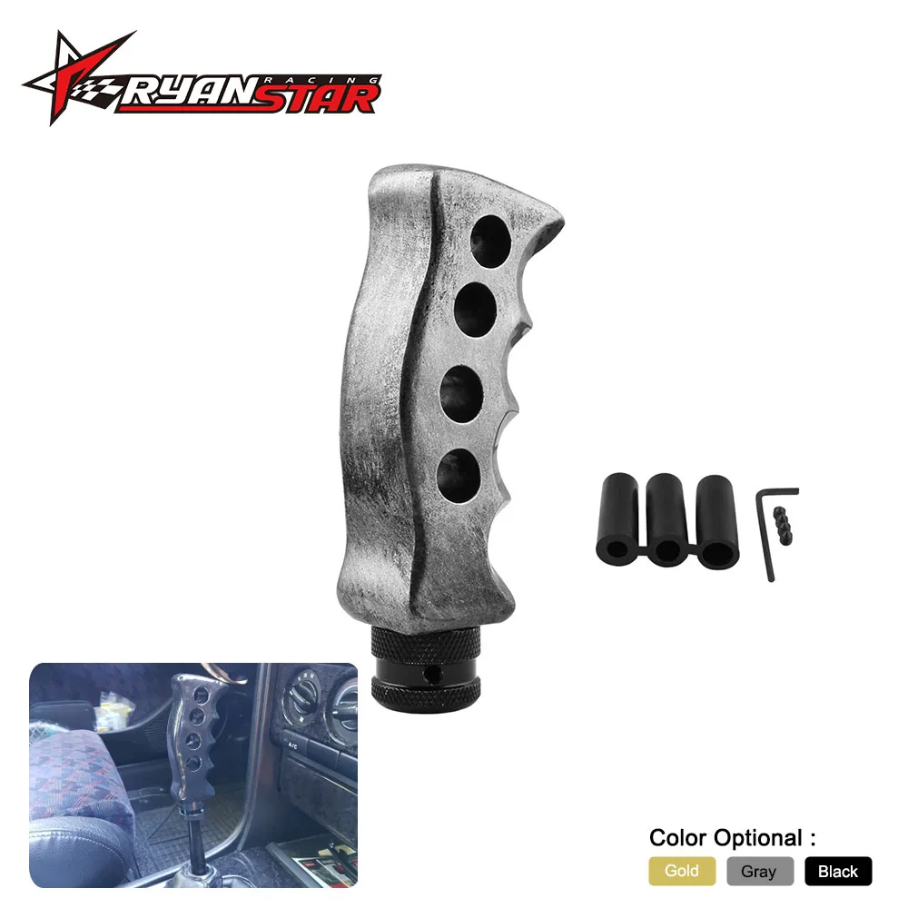 Gun Grip Knife Handle Shift Knob Universal Fit Car Manual Gear Stick