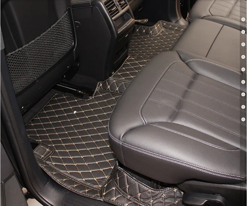 Хорошее качественные маты! Специальные автомобильные коврики для Mercedes Benz GL X166 7 мест-2013 Водонепроницаемые Автомобильные ковры для GL