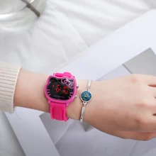 Top Quality Colors Cute Hello Kitty Women Watch Kids Fashion Casual Led Wristwatch Children Digital Watch Gift Watch Clock Relog new arrived cartoon quartz watch hello kitty fashion wristwatch for kid children cute elegant relogio feminino masculino clock