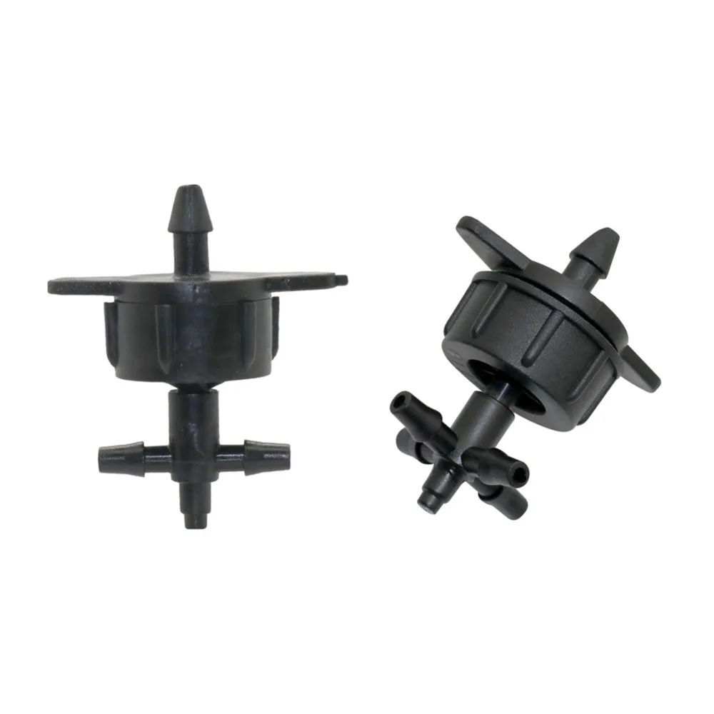 

Drip irrigation 3-way, 5-way Hose Splitters with 2L/4L/8L Flow Pressure Compensating Drippers Agriculture tools 5 Sets