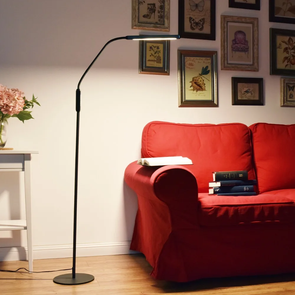 Minimalistische Led Vloerlamp 5 Kleur Modes Touch Control Minimalistische Led Vloerlamp 5 Kleur