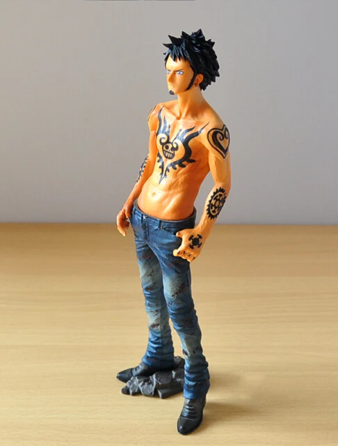 26 см японское аниме одна деталь Trafalgar Law Rowe коробка ПВХ модель игрушки фигурки