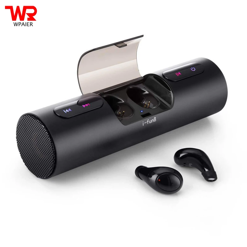WPAIER FUN 8 Wireless Bluetooth Headphones Bluetooth speaker Outdoor sports headsets font b Portable b font