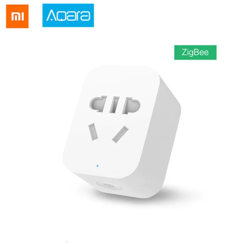 

Original Xiaomi Aqara Mi Smart WiFi Socket Plug ZigBee Version Remote Control Work With Xiaomi Smart Home Mijia Mi home APP H15