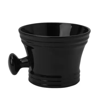 

Men Shaving Mug With Handle Soap Bowl Cup Plastic Male Face Cleaning Beard Trimming Tools Mixing Shaving Bubble