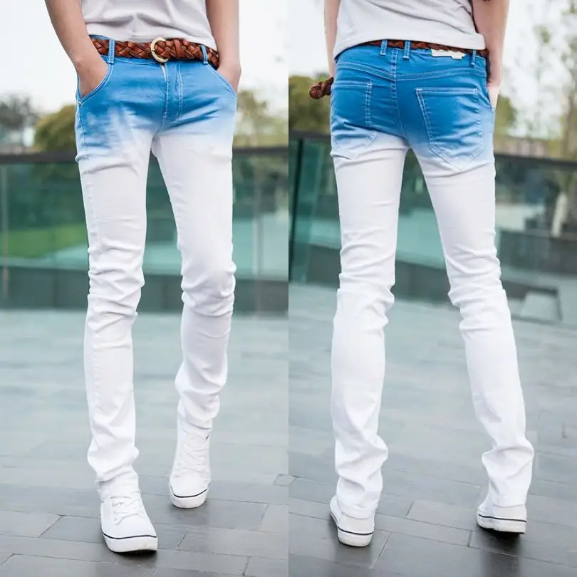 jeans double color