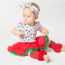 Рождественский наряд; комбинезон для маленьких девочек+ гетры+ повязка на голову; комплект одежды; комбинезон принцессы; кружевное платье; рождественские вечерние костюмы; Vestido