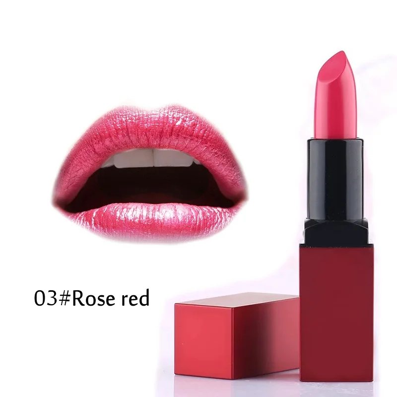 Корейская косметика, матовая губная помада, тинт для макияжа, бархатная, долговечная, водостойкая, увлажняющий бальзам для тату, макияж 131-0239 - Цвет: 03 rose red