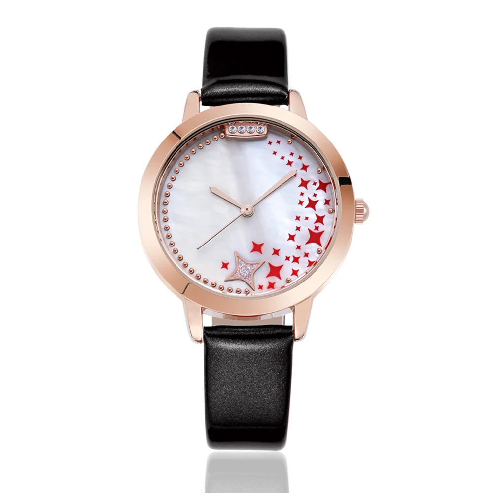 

Fashon women brand watches leather strap casual wristwatches NO.2