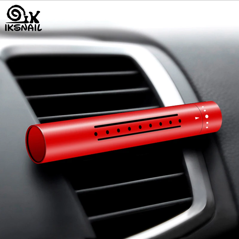 

IKSNAIL Car Air Freshener Auto Outlet Solid Perfume Car Air Conditioning Aroma Clip Eliminate Odor Auto Interior Accessories