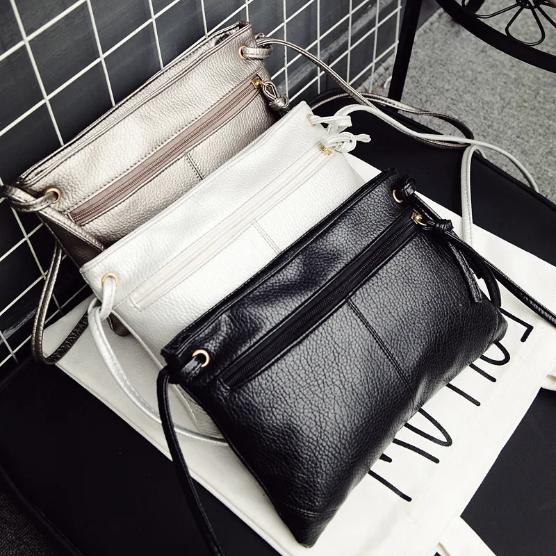 

New retro mini PU quality one shoulder simple wild business casual luxury classic temperament fashion Messenger bag