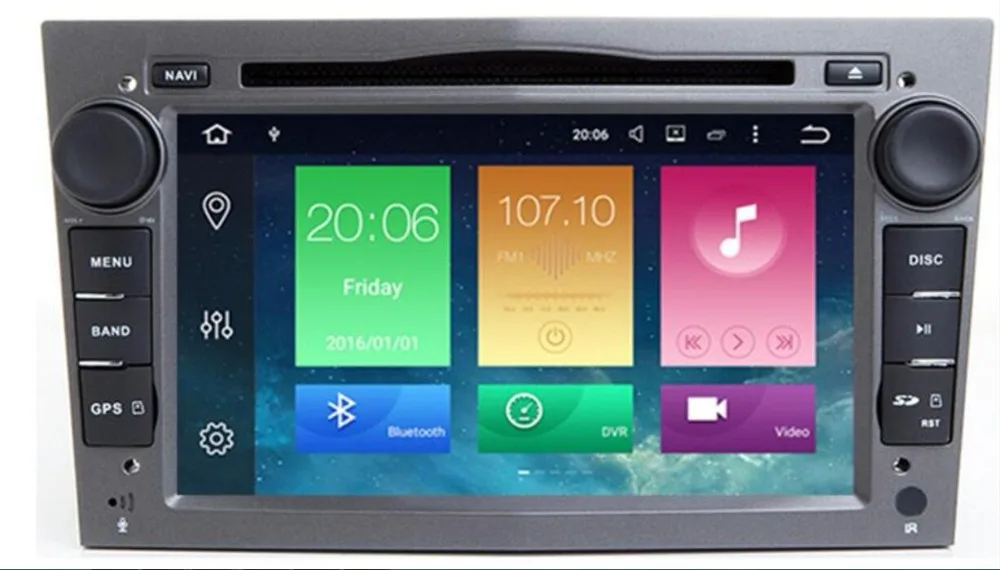 Perfect Android 8.1 2Din Car DVD GPS Navigation Autoradio for Opel Astra H G J Antara VECTRA ZAFIRA Vauxhall with CAN-BUS WIFI OBD DVR 1