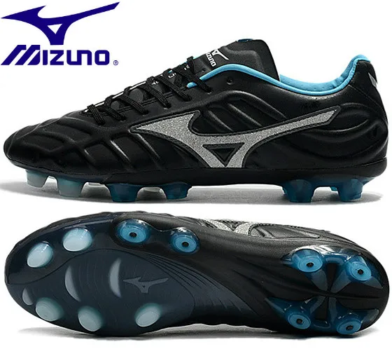 

Mizuno Rebula V1 TF Soccer shoes Sneakers top microfiber leather broken nail Running Shoes Weightlifting Shoes Black Size 39-45