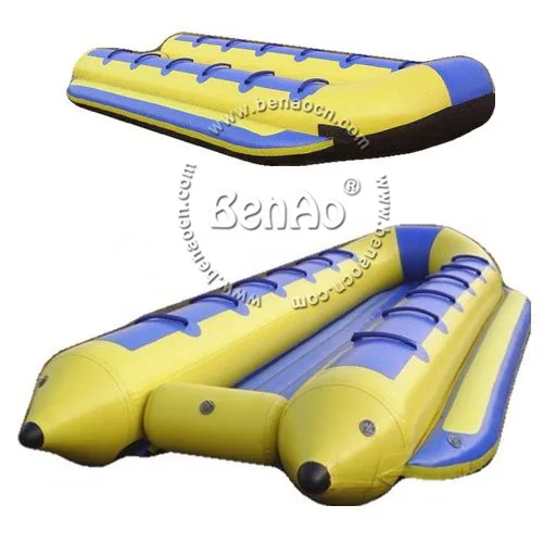 B007 Free shipping Inflatable Water Toy Fly Fish Banana Boat/inflatable sea banana boat/PVC inflatable banana floating boat