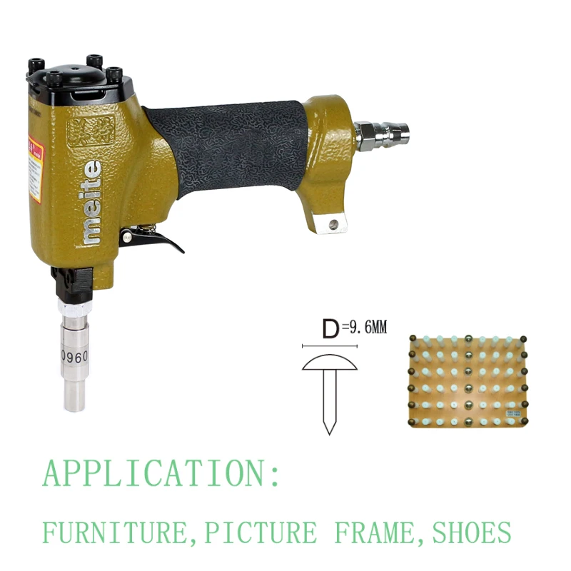 Meite 0960 deco гвоздильщик в головке диаметром 9,6 мм пневматические шпильки гвоздильщик пистолет Jun.14 инструмент обновления