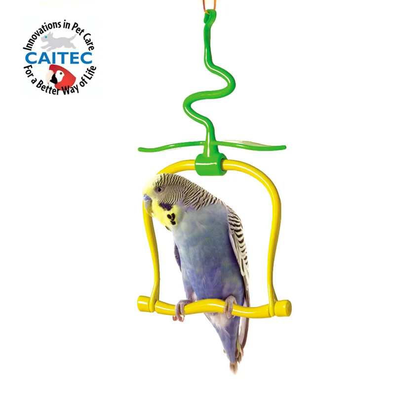 

CAITEC Bird Toys Parrot Swing Best for Small Bird and Small Parrot Perch Fits any Type of Cage