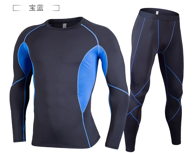 Men Rashguard Sportswear Male Long Sleeve Gym T Shirt Suits MMA Rashguard Fitness Running Shirt Crossfit Bodybuilding Men Shorts Mma (23)