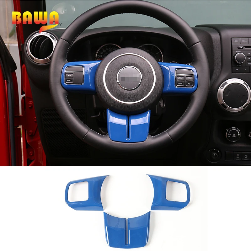 Buy BAWA Interior Mouldings Steering Wheel Decoration for Jeep Wrangler 2011