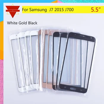 

10Pcs/lot For Samsung Galaxy J7 2015 J700 SM-J700F J700H J700M J700H/DS Touch Screen Front Glass Panel TouchScreen LCD Outer
