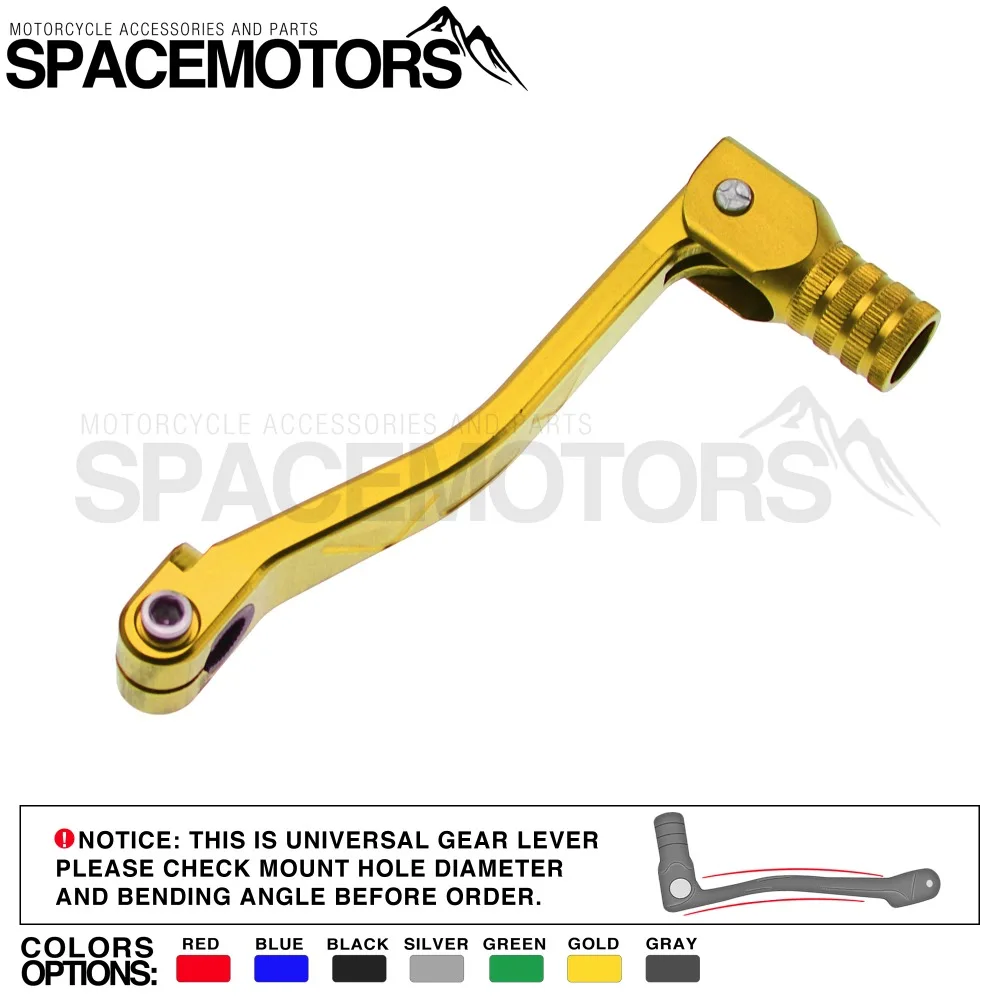 50-250cc мотоцикл рычаг переключения передач для мотокросса Байк ATV CNC алюминиевый чейнджер универсальный для CRF TTR CR YZ тюнинг частей