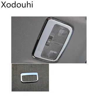 

For Toyota Vios/Yaris sedan 2017 2018 2019 car ABS chrome inner back rear tail read reading switch light lamp frame trim 1pcs