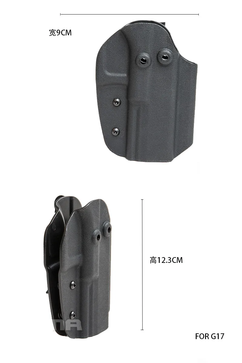 New Glock 17 Gun Holster Tactical FMA KYDEX Holster For G17 Tactical Glock Accessories Gun Case Hunting Glock Airsoft