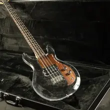 Hign end quality acrylic body 4 string Dan bass electric guitar bass guitar free shipping Hign end quality acrylic body 4 string Dan bass electric guitar bass guitar free shipping