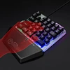 Gaming Keyboard One-Handed Keyboard For PUBG LOL Mobile Game Left Hand Small Keyboard Dropship LED Backlight keyboard ► Photo 1/6