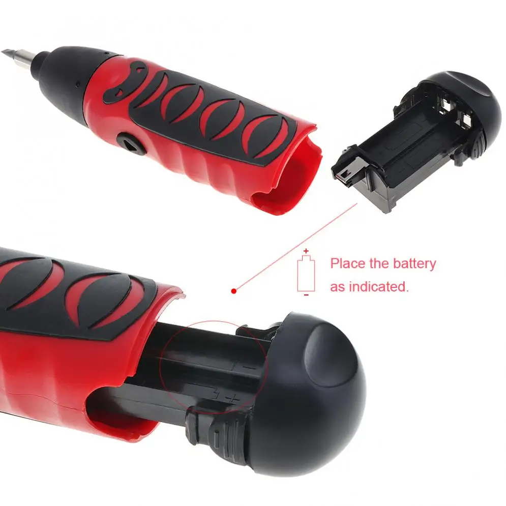 Мини-ручка 6 В Аккумуляторный Электрический отвертка с двунаправленным переключателем и 11 бит для домашнего обслуживания
