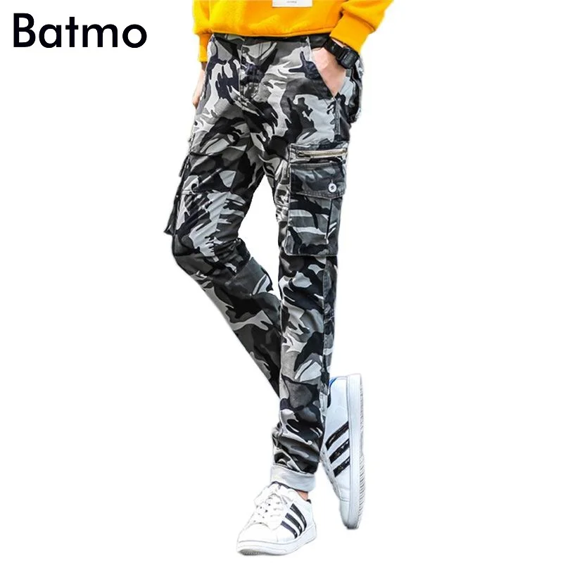 2017 new arrival 100 cotton skinny Camouflage cargo pants men ,casual
