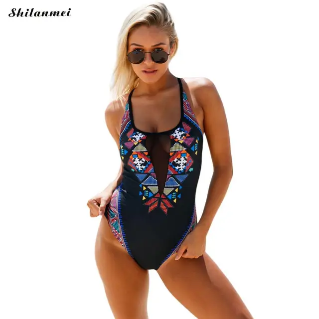 Cheap Swimwear women 2017 Plus Size Swimsuit Sexy Printed One-Piece Suits Summer beach wear Bathing suits Cheap Swimwear women 2017 Plus Size Swimsuit Sexy Printed One-Piece Suits Summer beach wear Bathing suits