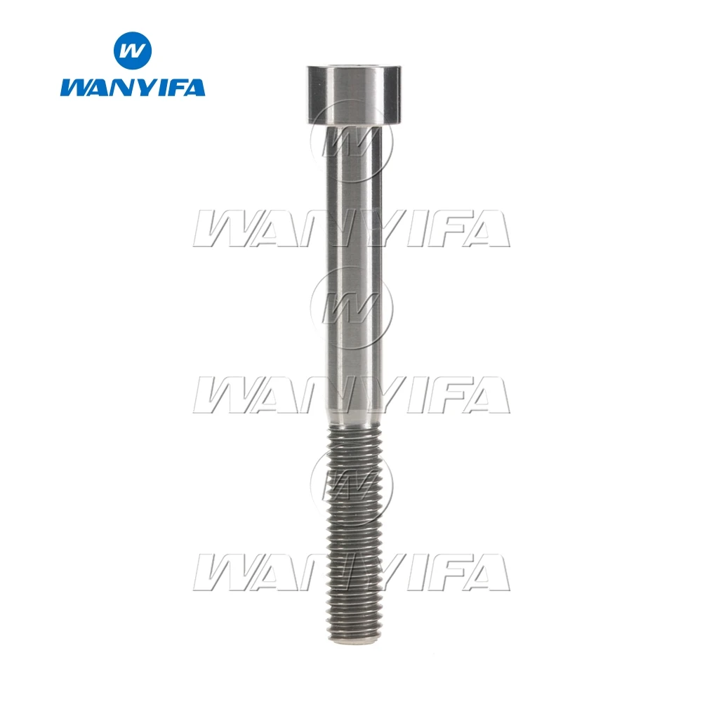 Титановый "Wanyifa" болты M8x 15 20 25 30 35, 40 45 50 60 70 мм шестигранный ключ с внутренним шестигранником винт для уход за кожей лица маска Велосипедный спорт мотоцикл автомобиль Ti Винт