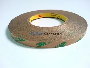 

10mm*55M 0.13mm thickness 3M 468 468Mp 200mp Adhesive Double Sided Adhesive Tape for Metal Nameplate Plastic LCD Panel Foam Bond