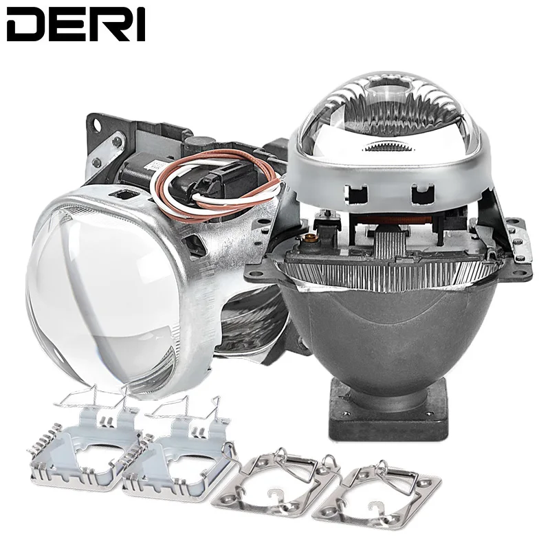 

3.0 inch Q5 Square Bi-xenon Lens Projector HID Headlight Full Metal Headlamp Lenses For D1S D2S D2H D3S D4S Bulbs Car Styling