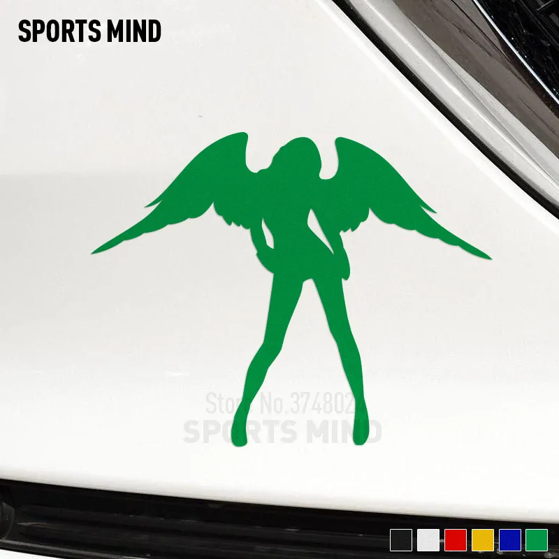 

5 Pieces Customization Wing angel Automobiles Car Sticker Decal For bmw Honda nissan opel kia peugeot mazda exterior accessories