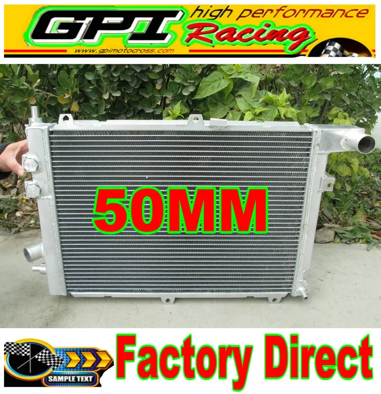 

2ROW for Opel for Vauxhall for Calibra Turbo C20LET 50mm Core Alloy Aluminum Radiator