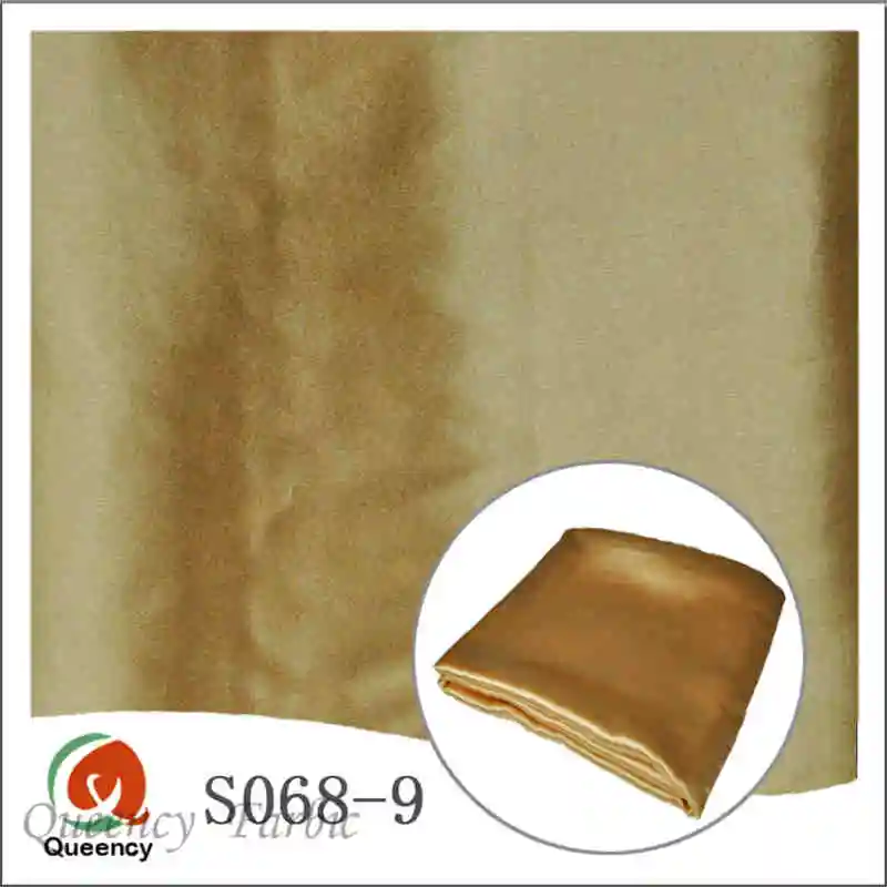 

2017Queency newest design silk satin African unique design 5 yards per piece for sewing and party decoration Hot selling S068