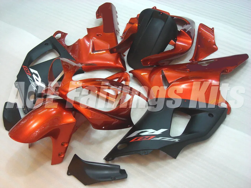 

New Fairings Kits Fit For Yamaha YZF 1000 R1 00 01 YZF-R1 2000 2001 ABS Plastic Motorcycle Fairing set Cowling Orange black